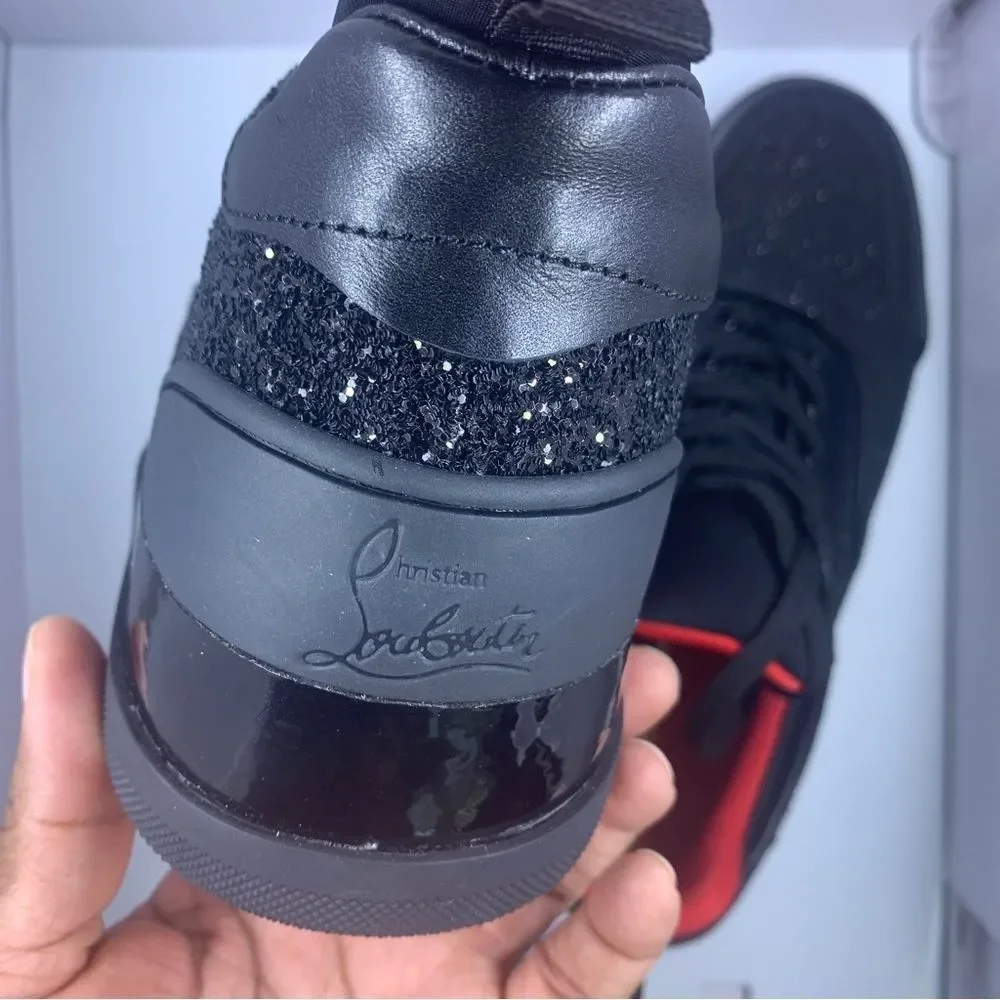 🔥Fashion glitter sneakers with red bottom